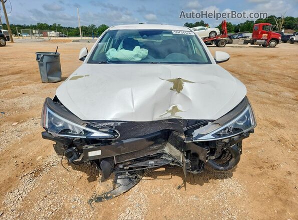 5NPD84LF7KH463647 2019 HYUNDAI ELANTRA White Դիմացի տեսք