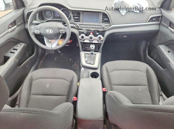 5NPD84LF7KH463647 2019 HYUNDAI ELANTRA White Առջևի վահանակի տեսք