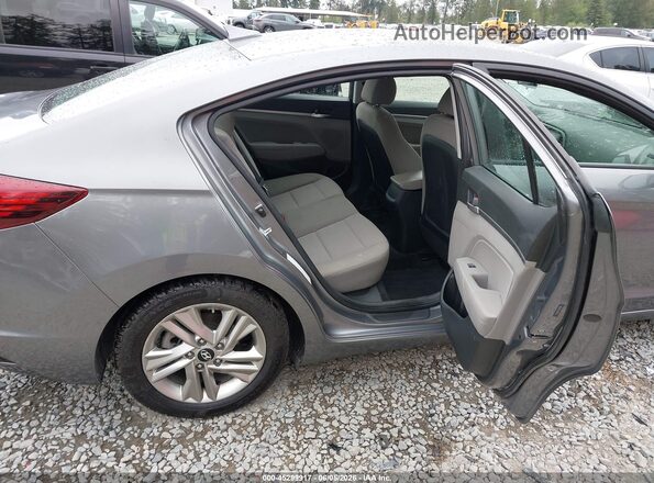 5NPD84LF7KH478231 2019 HYUNDAI ELANTRA Gray Вид наклейки з VIN-кодом