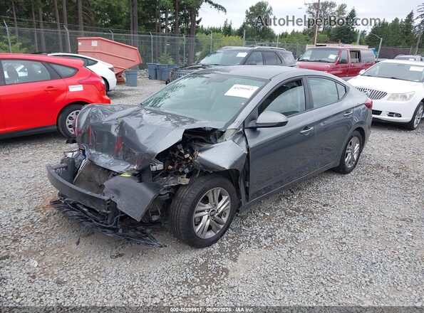 5NPD84LF7KH478231 2019 HYUNDAI ELANTRA Gray Передня ліва чверть