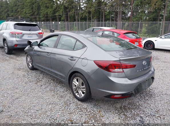 5NPD84LF7KH478231 2019 HYUNDAI ELANTRA Gray Задня ліва чверть