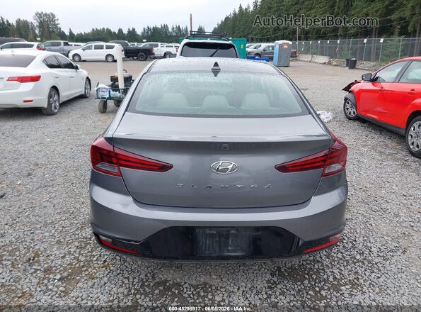 5NPD84LF7KH478231 2019 HYUNDAI ELANTRA Gray 