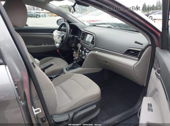 5NPD84LF7KH478231 2019 HYUNDAI ELANTRA Gray 