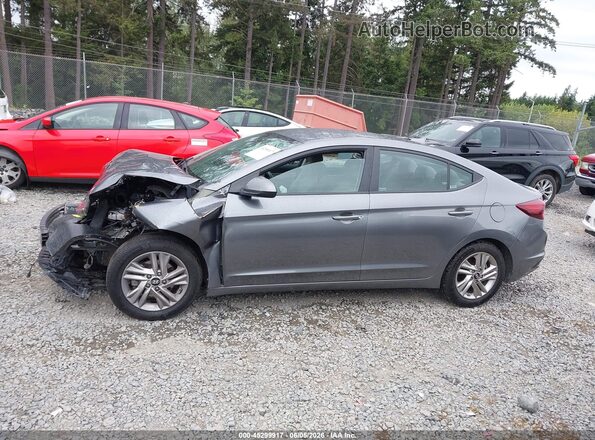 5NPD84LF7KH478231 2019 HYUNDAI ELANTRA Gray 