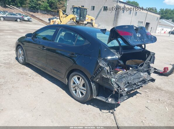 5NPD84LF7KH487897 2019 HYUNDAI ELANTRA Black უკანა მარცხენა