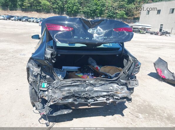 5NPD84LF7KH487897 2019 HYUNDAI ELANTRA Black წინა ხედი