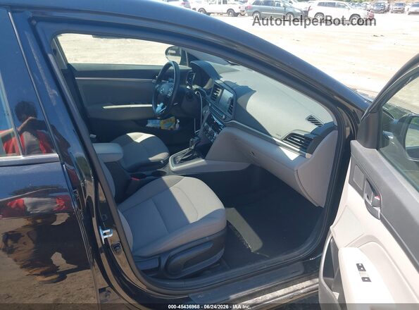5NPD84LF7KH487897 2019 HYUNDAI ELANTRA Black წინა სალონის ხედი