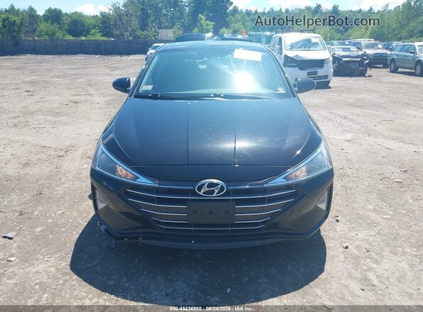 5NPD84LF7KH487897 2019 HYUNDAI ELANTRA Black უკანა სალონის ხედი