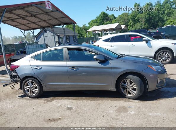 5NPD84LF7KH492467 2019 HYUNDAI ELANTRA Серый Панорамный вид салона 360°