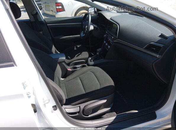 5NPD84LF7LH501024 2020 HYUNDAI ELANTRA White Widok wnętrza z przodu