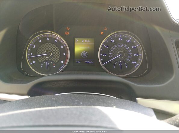 5NPD84LF7LH501024 2020 HYUNDAI ELANTRA White Widok tylnych siedzeń
