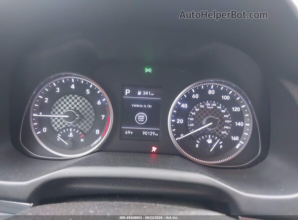 5NPD84LF7LH505784 2020 HYUNDAI ELANTRA Gray Vista de los asientos traseros