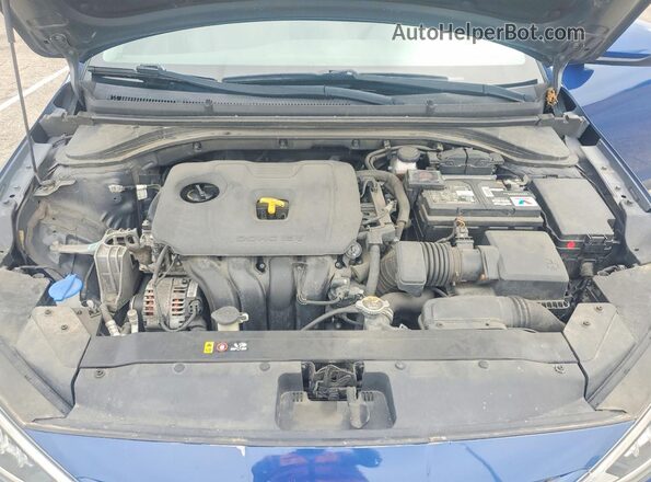 5NPD84LF7LH515134 2020 HYUNDAI ELANTRA Blue Вид задньої частини салону