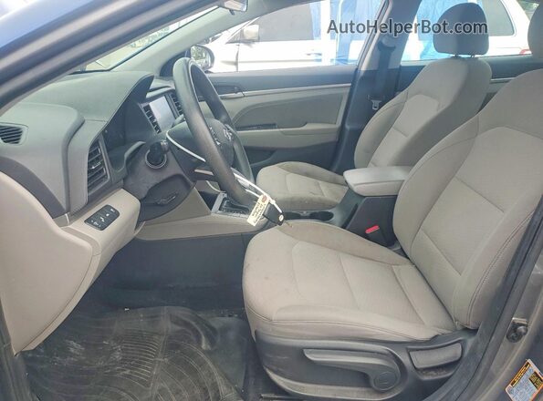 5NPD84LF7LH515134 2020 HYUNDAI ELANTRA Blue Вид салону спереду