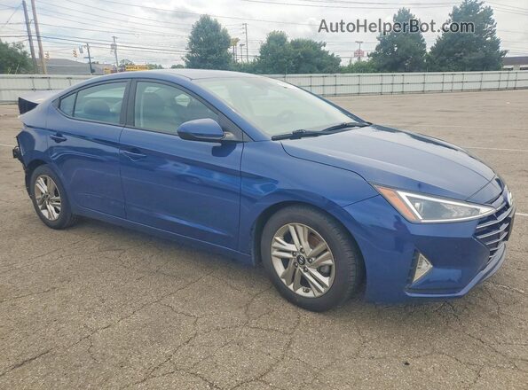 5NPD84LF7LH515134 2020 HYUNDAI ELANTRA Blue Передня права чверть