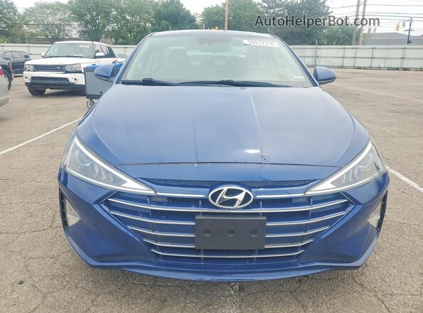 5NPD84LF7LH515134 2020 HYUNDAI ELANTRA Blue Вид спереду