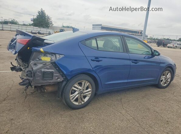 5NPD84LF7LH515134 2020 HYUNDAI ELANTRA Blue Задня права чверть