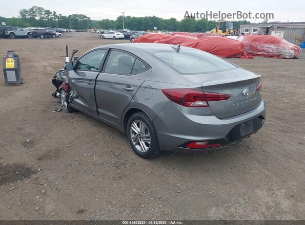 5NPD84LF7LH531012 2020 HYUNDAI ELANTRA Gray Trasero izquierdo