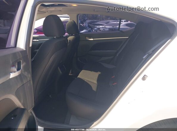 5NPD84LF7LH534668 2020 HYUNDAI ELANTRA White VIN კოდის სტიკერის ხედი