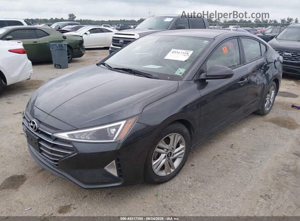 5NPD84LF7LH557593 2020 HYUNDAI ELANTRA Gray Передня ліва чверть