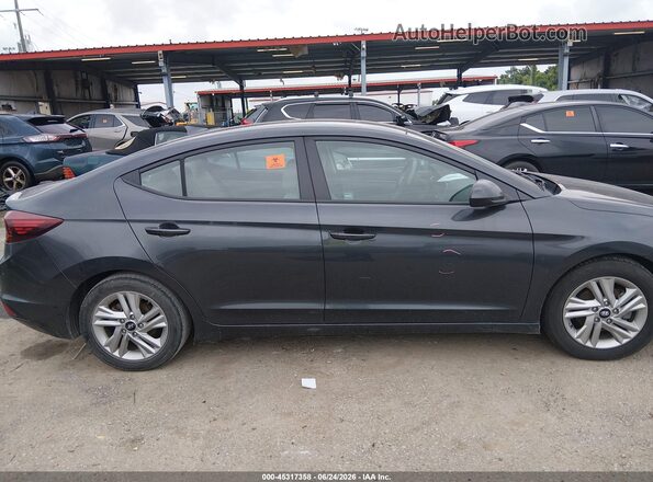 5NPD84LF7LH557593 2020 HYUNDAI ELANTRA Gray Вид задньої частини салону