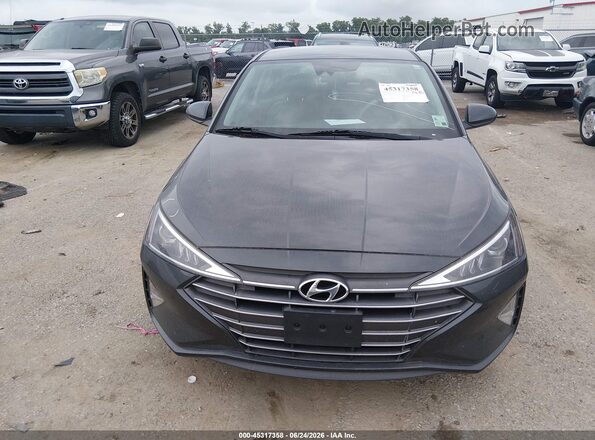 5NPD84LF7LH557593 2020 HYUNDAI ELANTRA Gray Вид щитка приладів