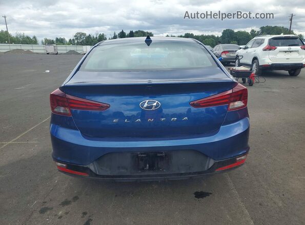 5NPD84LF7LH575625 2020 HYUNDAI ELANTRA Синий Вид сзади