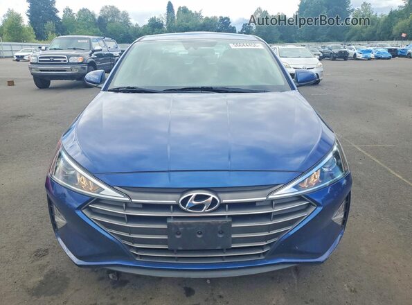 5NPD84LF7LH575625 2020 HYUNDAI ELANTRA Синий Вид спереди