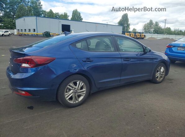 5NPD84LF7LH575625 2020 HYUNDAI ELANTRA Синий Задняя правая четверть
