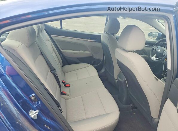 5NPD84LF7LH575625 2020 HYUNDAI ELANTRA Синий Вид задних сидений