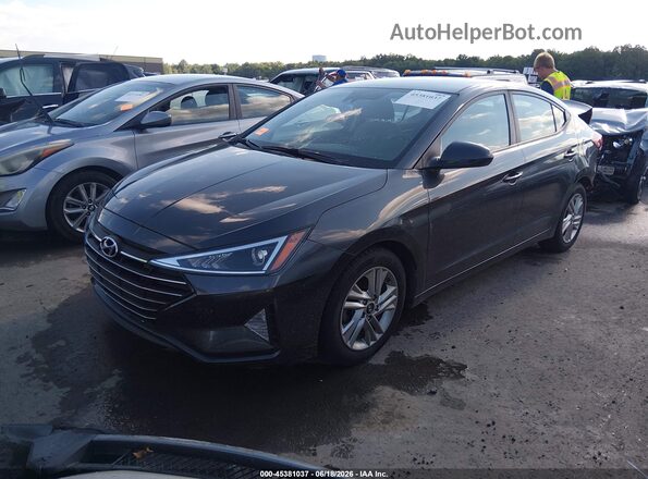 5NPD84LF7LH576421 2020 HYUNDAI ELANTRA Gray წინა მარცხენა ხედი სამი მეოთხედიდან