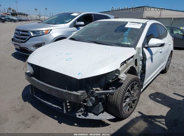 5NPD84LF7LH576466 2020 HYUNDAI ELANTRA White Vista tres cuartos delantera izquierda