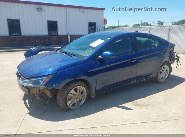 5NPD84LF7LH583238 2020 HYUNDAI ELANTRA Синий Передняя левая четверть