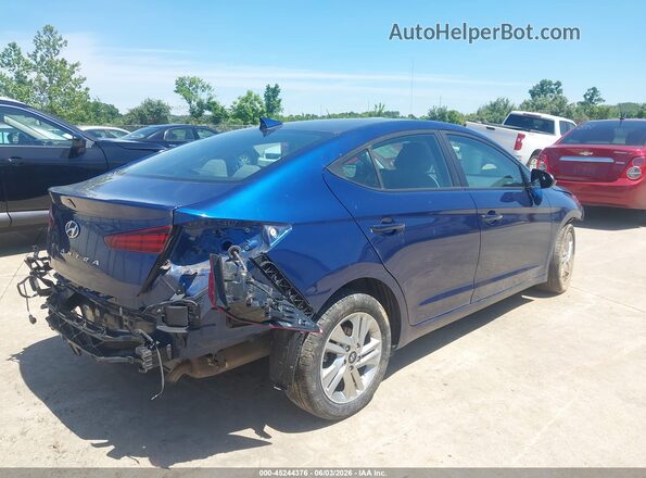 5NPD84LF7LH583238 2020 HYUNDAI ELANTRA Синий Задняя правая четверть