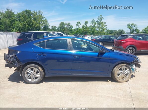 5NPD84LF7LH583238 2020 HYUNDAI ELANTRA Синий Панорамный вид салона 360°