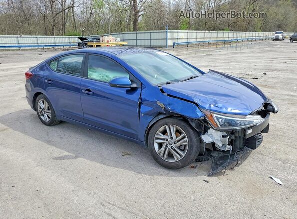 5NPD84LF7LH583580 2020 HYUNDAI ELANTRA Blue Front right