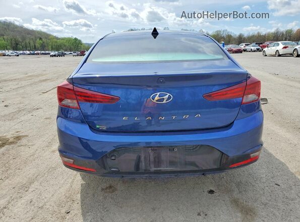 5NPD84LF7LH583580 2020 HYUNDAI ELANTRA Blue Rear view