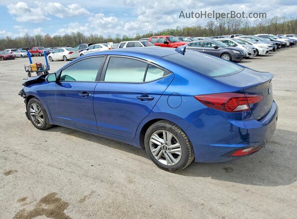 5NPD84LF7LH583580 2020 HYUNDAI ELANTRA Blue Rear left