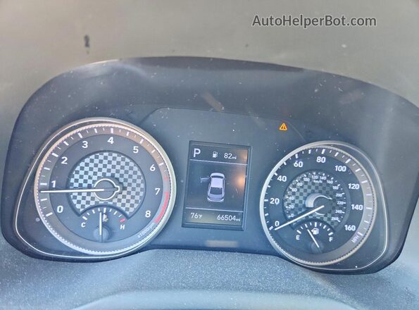 5NPD84LF7LH593848 2020 HYUNDAI ELANTRA Blue ხელსაწყოთა პანელის ხედი