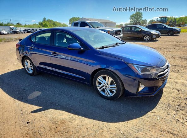 5NPD84LF7LH593848 2020 HYUNDAI ELANTRA Blue წინა მარჯვენა
