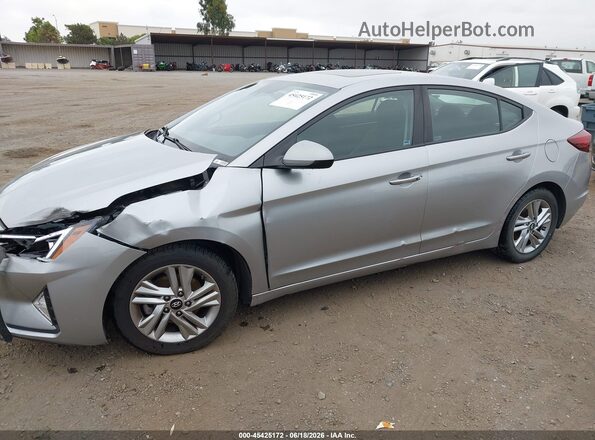 5NPD84LF7LH617923 2020 HYUNDAI ELANTRA Silver Vista frontal