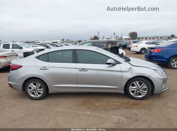 5NPD84LF7LH617923 2020 HYUNDAI ELANTRA Silver Vista interior trasera