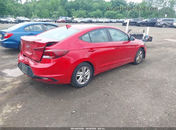 5NPD84LF7LH619414 2020 HYUNDAI ELANTRA Red Հետևի աջ