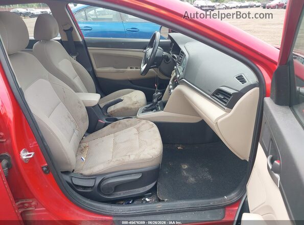 5NPD84LF7LH619414 2020 HYUNDAI ELANTRA Red Սալոնի դիմացի տեսք