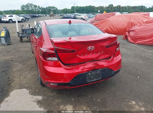 5NPD84LF7LH619414 2020 HYUNDAI ELANTRA Red Դիմացի տեսք
