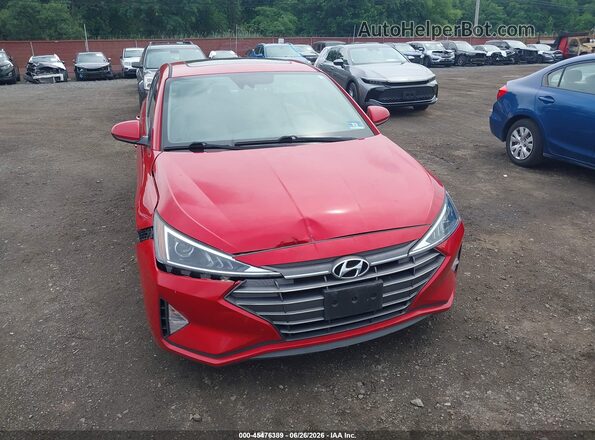 5NPD84LF7LH619414 2020 HYUNDAI ELANTRA Red 