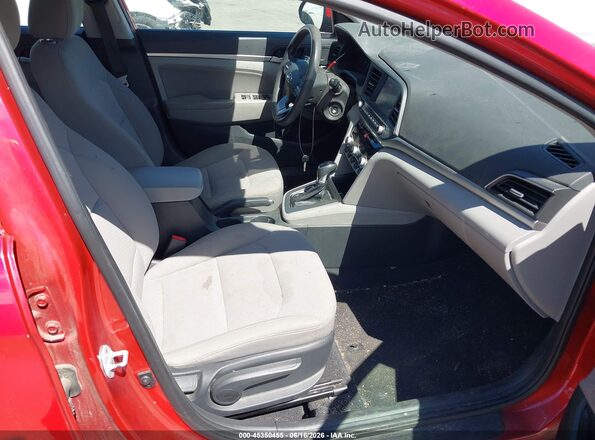 5NPD84LF7LH628047 2020 HYUNDAI ELANTRA Красный Вид салона спереди