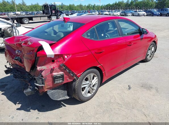 5NPD84LF7LH628047 2020 HYUNDAI ELANTRA Красный Задняя правая четверть