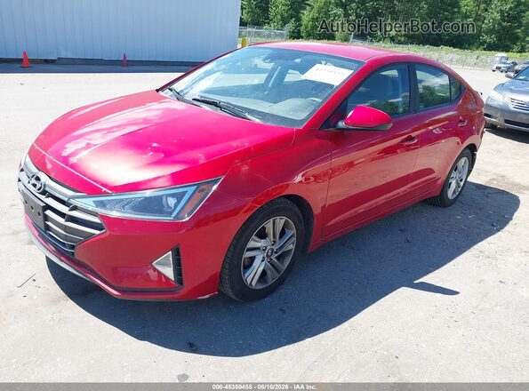 5NPD84LF7LH628047 2020 HYUNDAI ELANTRA Красный Передняя левая четверть