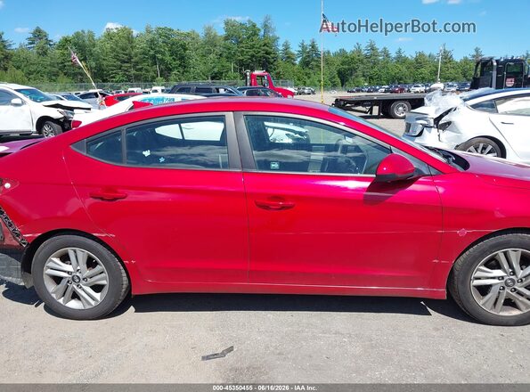 5NPD84LF7LH628047 2020 HYUNDAI ELANTRA Красный Панорамный вид салона 360°